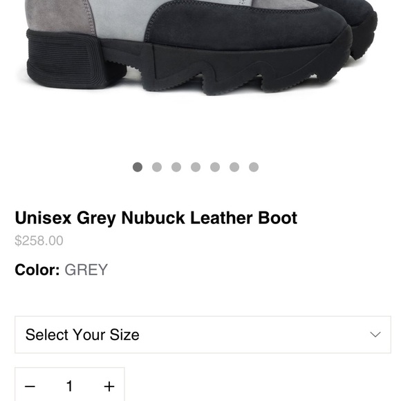 Iri; edgy, suede moto boots. - Picture 3 of 8